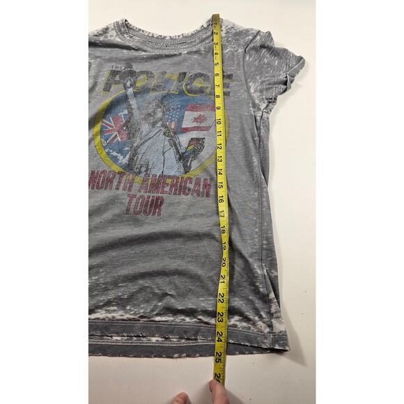 Recycled Karma Police Tour T SZ XS NWOT grunge thrasher rock & roll 90s 80s top - Picture 7 of 7